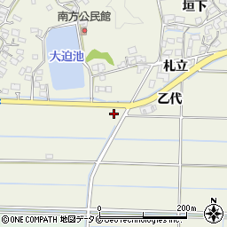 宮崎県宮崎市南方町権現前周辺の地図