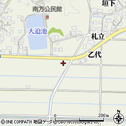 宮崎県宮崎市南方町（権現前）周辺の地図