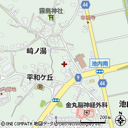 宮崎県宮崎市池内町崎ノ湯1163周辺の地図