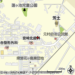 宮崎県宮崎市芳士1103周辺の地図