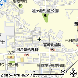 宮崎県宮崎市芳士1063周辺の地図