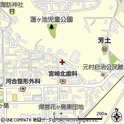 宮崎県宮崎市芳士1102周辺の地図