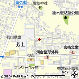 宮崎県宮崎市芳士1021周辺の地図