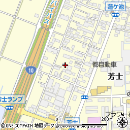 宮崎県宮崎市芳士780周辺の地図