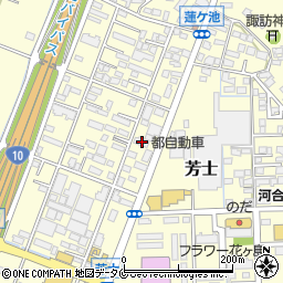 宮崎県宮崎市芳士822周辺の地図