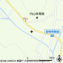 宮崎県宮崎市高岡町内山255周辺の地図