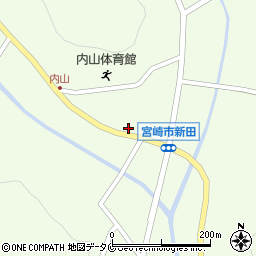 宮崎県宮崎市高岡町内山257周辺の地図