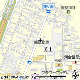 宮崎県宮崎市芳士750周辺の地図