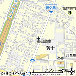 宮崎県宮崎市芳士824周辺の地図