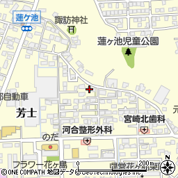 宮崎県宮崎市芳士1029周辺の地図