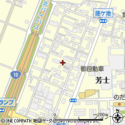 宮崎県宮崎市芳士809周辺の地図