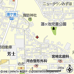 宮崎県宮崎市芳士1170周辺の地図