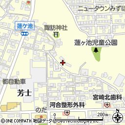 宮崎県宮崎市芳士1169周辺の地図