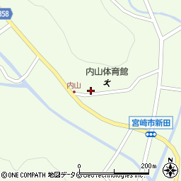 宮崎県宮崎市高岡町内山285周辺の地図