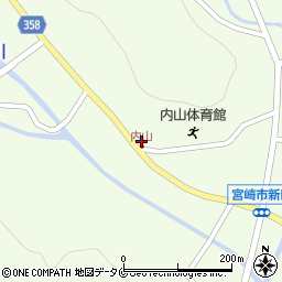 宮崎県宮崎市高岡町内山287-4周辺の地図