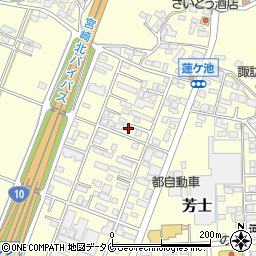 宮崎県宮崎市芳士804周辺の地図