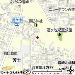宮崎県宮崎市芳士1164周辺の地図