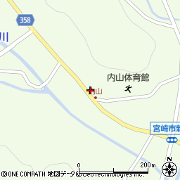 宮崎県宮崎市高岡町内山287-3周辺の地図