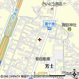 宮崎県宮崎市芳士830周辺の地図