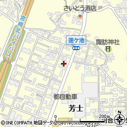 宮崎県宮崎市芳士839周辺の地図