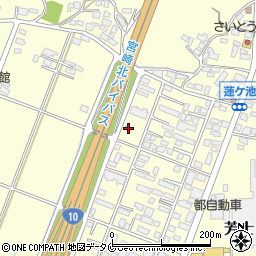 宮崎県宮崎市芳士577周辺の地図