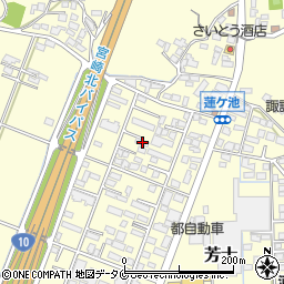 宮崎県宮崎市芳士790周辺の地図