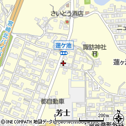 宮崎県宮崎市芳士928周辺の地図