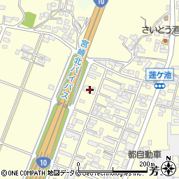 宮崎県宮崎市芳士580周辺の地図