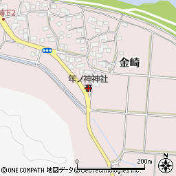 年ノ神神社周辺の地図