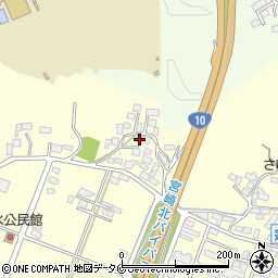 宮崎県宮崎市芳士501周辺の地図