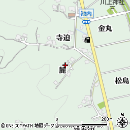 宮崎県宮崎市池内町（麓）周辺の地図