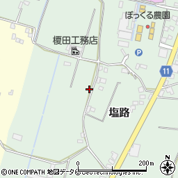 宮崎県宮崎市塩路2776周辺の地図