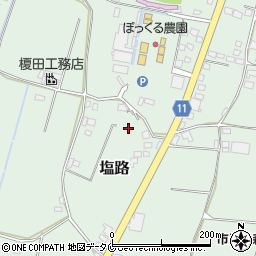 宮崎県宮崎市塩路2761-3周辺の地図