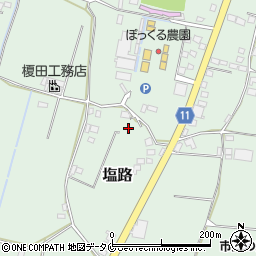 宮崎県宮崎市塩路2761周辺の地図