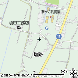 宮崎県宮崎市塩路2761-7周辺の地図