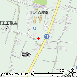 宮崎県宮崎市塩路1675周辺の地図