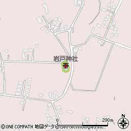 岩戸神社周辺の地図
