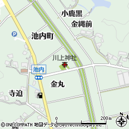 川上神社周辺の地図