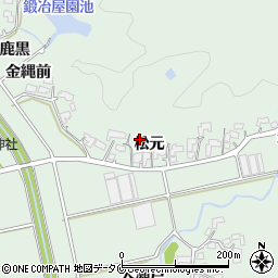宮崎県宮崎市池内町松元周辺の地図