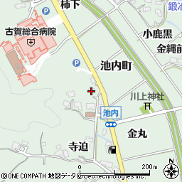 宮崎県宮崎市池内町寺前周辺の地図