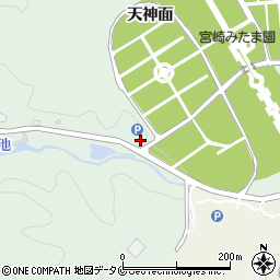 宮崎県宮崎市池内町天神面3909周辺の地図