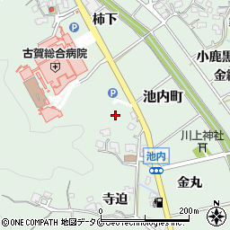 宮崎県宮崎市池内町周辺の地図