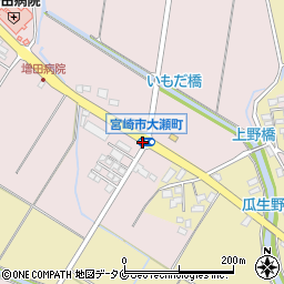 大瀬町周辺の地図
