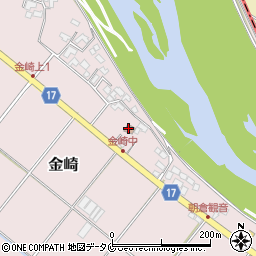 金崎公民館周辺の地図