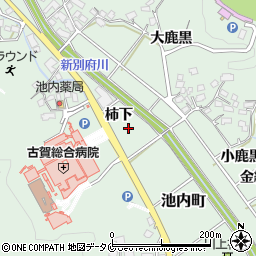 宮崎県宮崎市池内町柿下周辺の地図