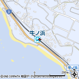 鹿児島県阿久根市周辺の地図