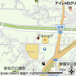宮崎県宮崎市新名爪周辺の地図