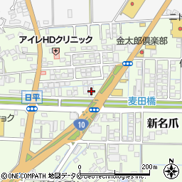 岡崎自動車板金塗装工場周辺の地図