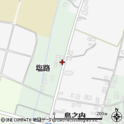 宮崎県宮崎市塩路383周辺の地図