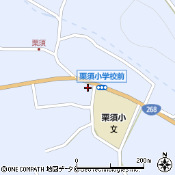 栗須郵便局 ＡＴＭ周辺の地図